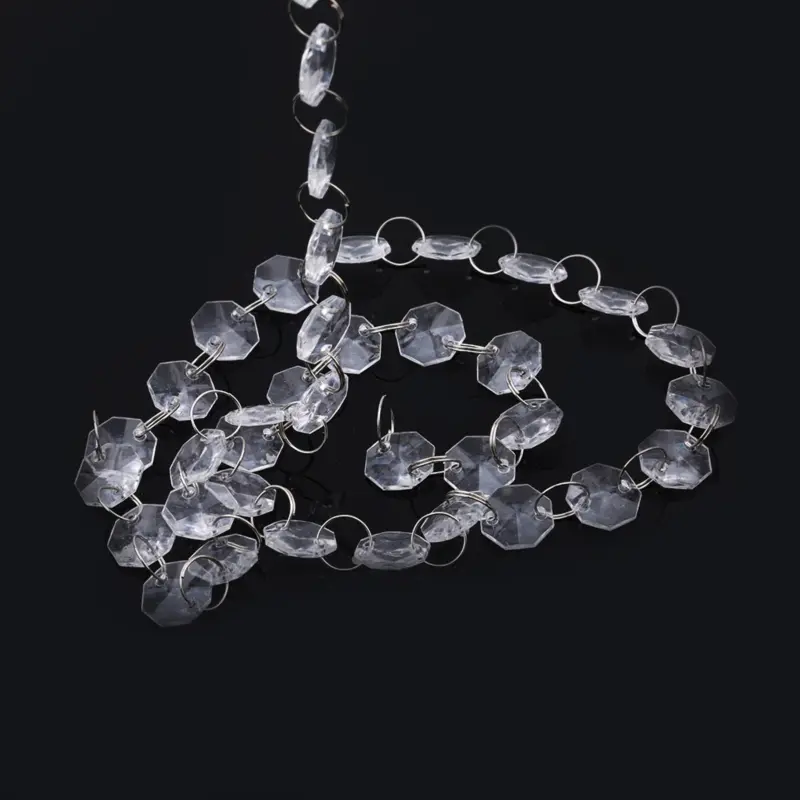 Crystal Road Bead Curtain Plastic Crystal Curtain Door Festive Party Home Wedding Decoration
