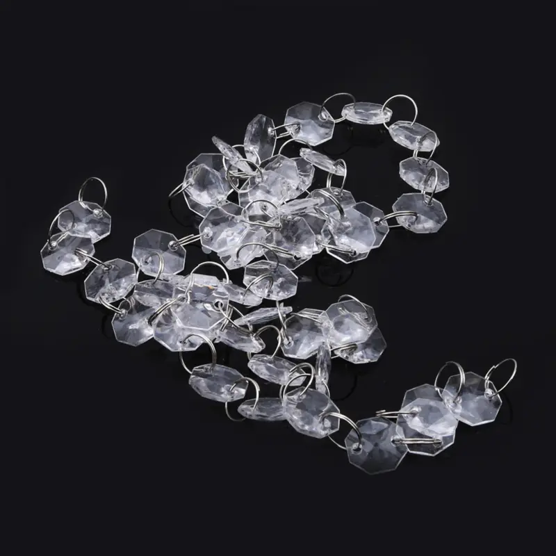 Crystal Road Bead Curtain Plastic Crystal Curtain Door Festive Party Home Wedding Decoration