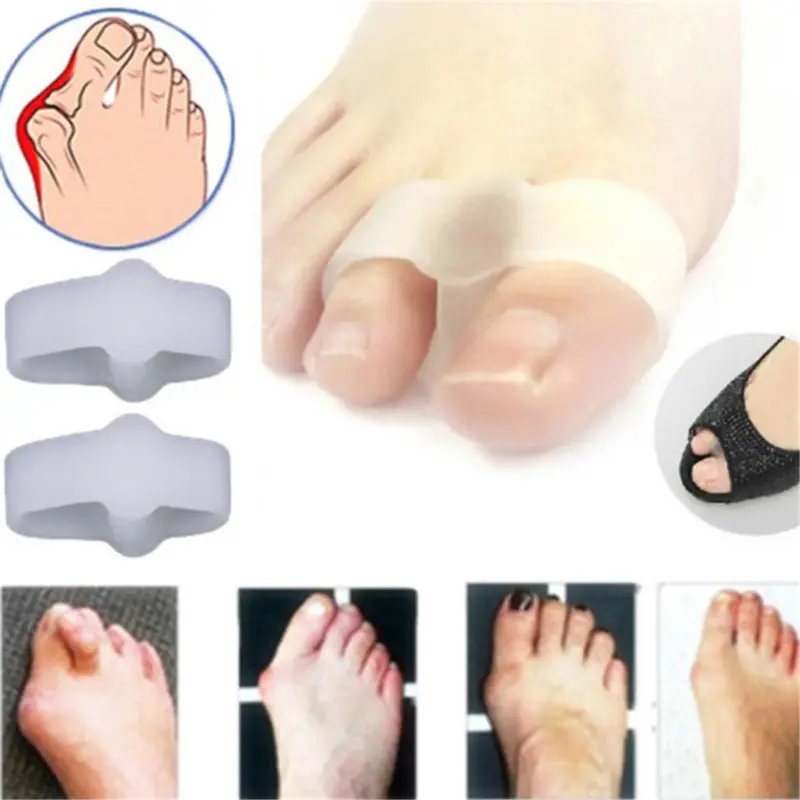 1~30pair Silicone Gel Correction  Hallux Valgus Foot Care Toe Separator Little Finger Protector Bunion Adjuster Protetor New