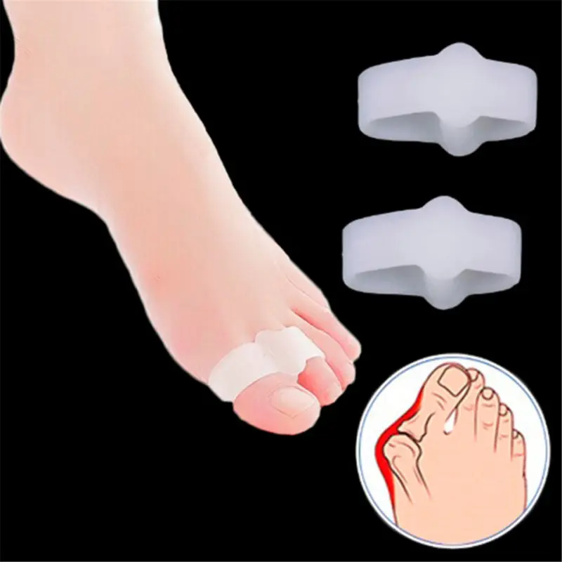 1~30pair Silicone Gel Correction  Hallux Valgus Foot Care Toe Separator Little Finger Protector Bunion Adjuster Protetor New