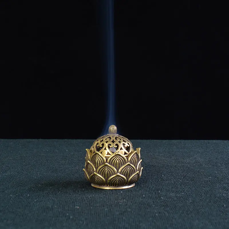 Incense Burner Copper Incenser Holder Decoration For Home Censer Desktop Ornament For Shop Office Home Decoration New Roducts