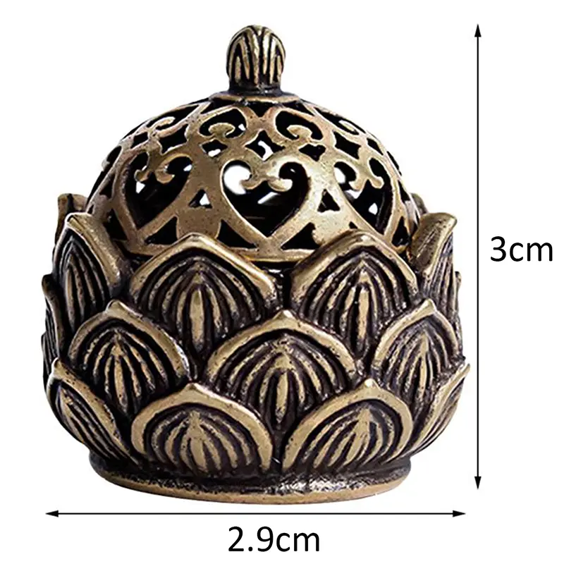 Incense Burner Copper Incenser Holder Decoration For Home Censer Desktop Ornament For Shop Office Home Decoration New Roducts
