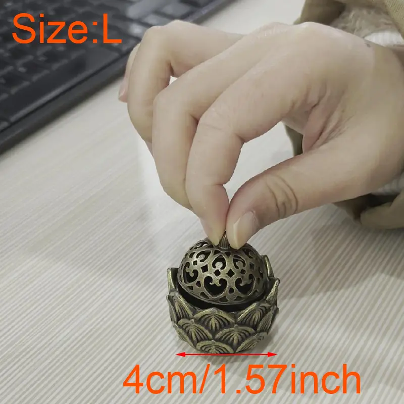 Incense Burner Copper Incenser Holder Decoration For Home Censer Desktop Ornament For Shop Office Home Decoration New Roducts