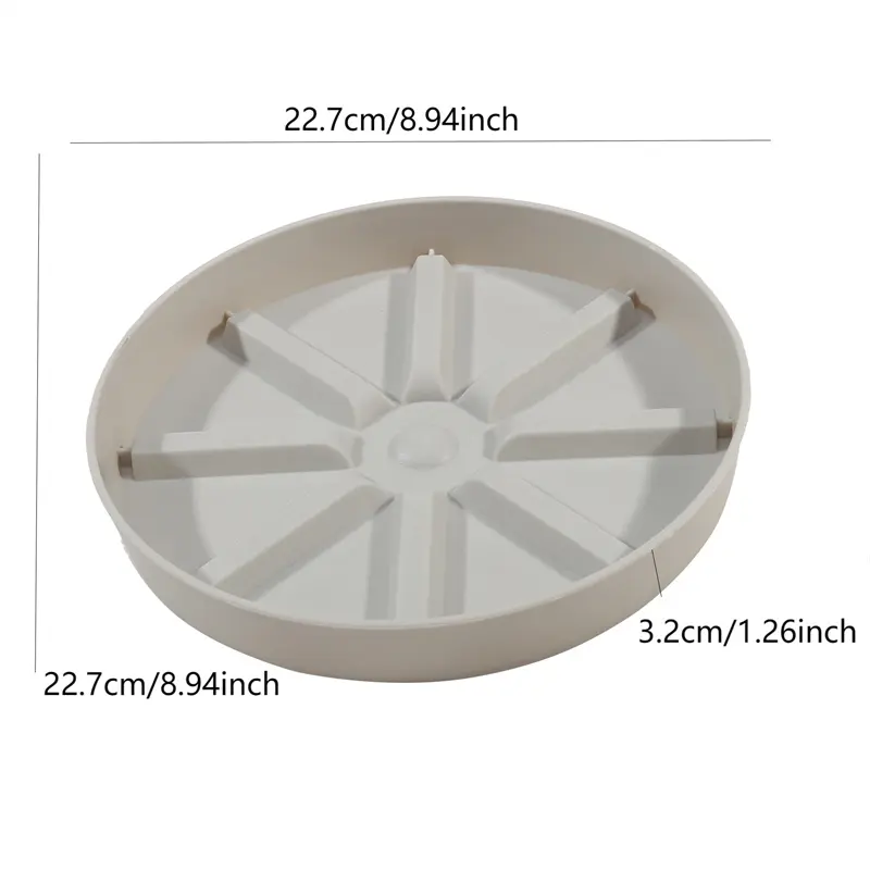 Flowerpot Base Plate Home Garden Thickened Flower Pot Heavy Duty Resin Tray Saucers Drip Trays Indoor Outdoor Plant Saucer