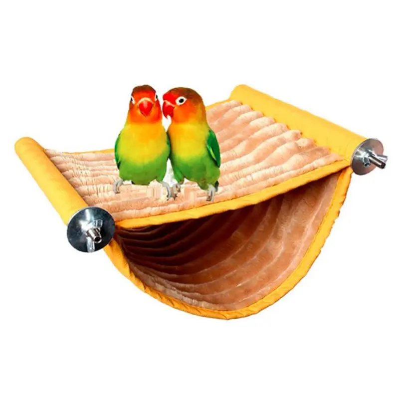 Pet Bird Nest House Winter Warm Parrot House Bed Hammock Hanging Tent Toy Parrots Bird Cage Stand For Bird Sleeping Cage Tent