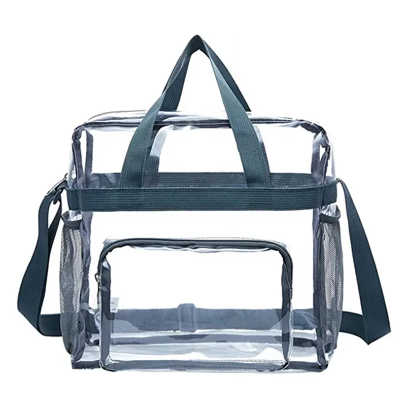 Portable Transparent Shoulder Crossbody Bag Tote Satchel Handbag For Women Lady 2024 Fashion High Quality All-Match Casual Bags