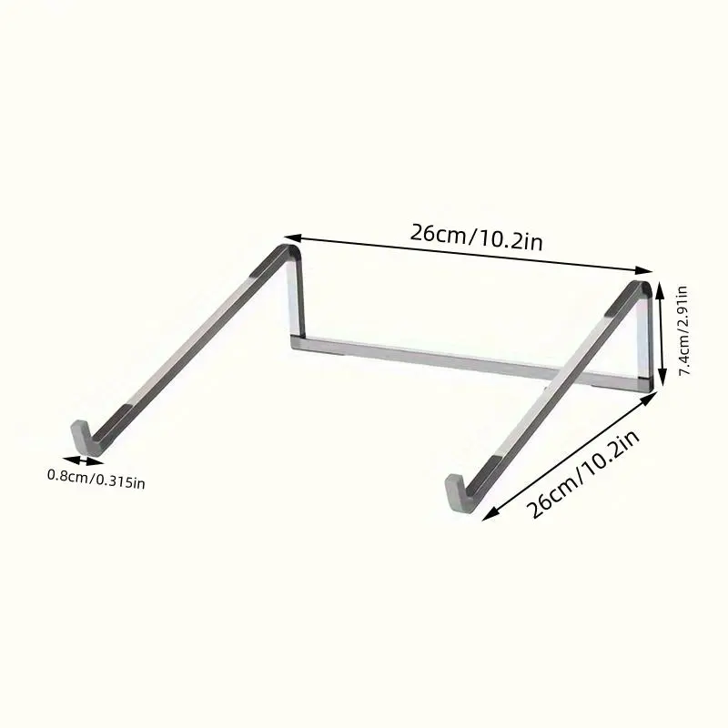 Foldable Laptop Stand Adjustable Portable Notebook Bracket Support Base Stainless Steel Holder For Macbook Laptop PC