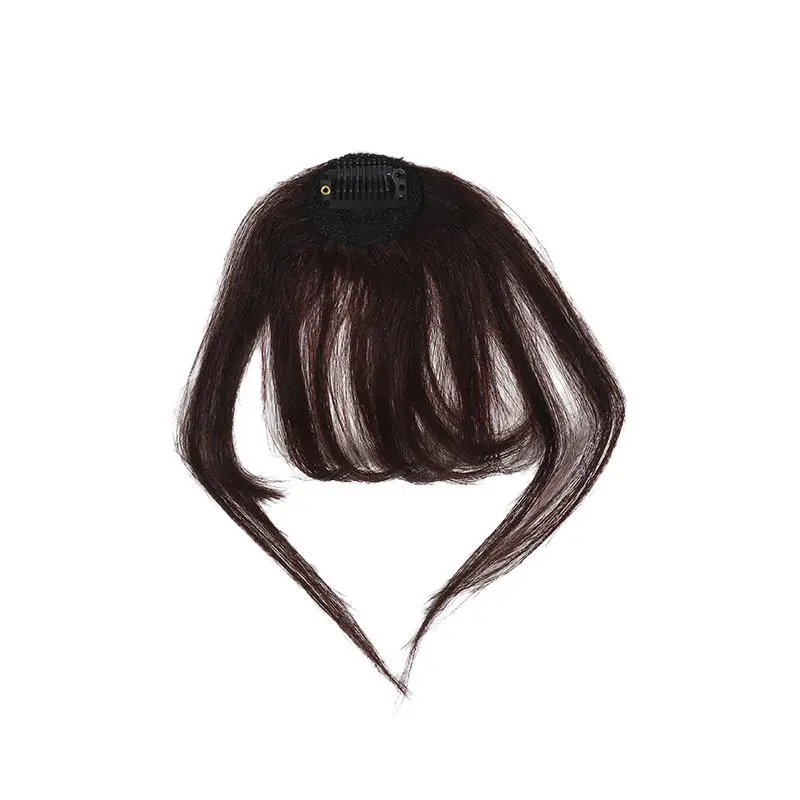 Fake Air Bangs Hair Clip-In Extension Synthetic Hair Fake Fringe Natural False Hairpiece Women Clip in Bangs Hair Styling Tools