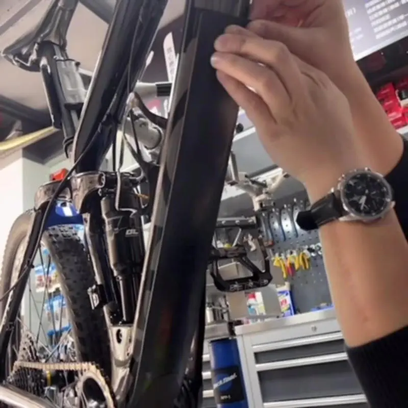 Bicycle Frame Protection Sticker Road Guard Cover Removable Bike Down Tube Anti-Scratch Sticker Tape Protector Cycling