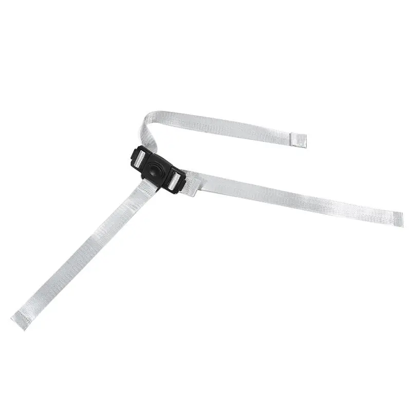 Silvery 3/5 Point Harness Child Seat Belt Lunch Seat Fastening Strap Toddler Protection Universal Strap Stroller Accessories