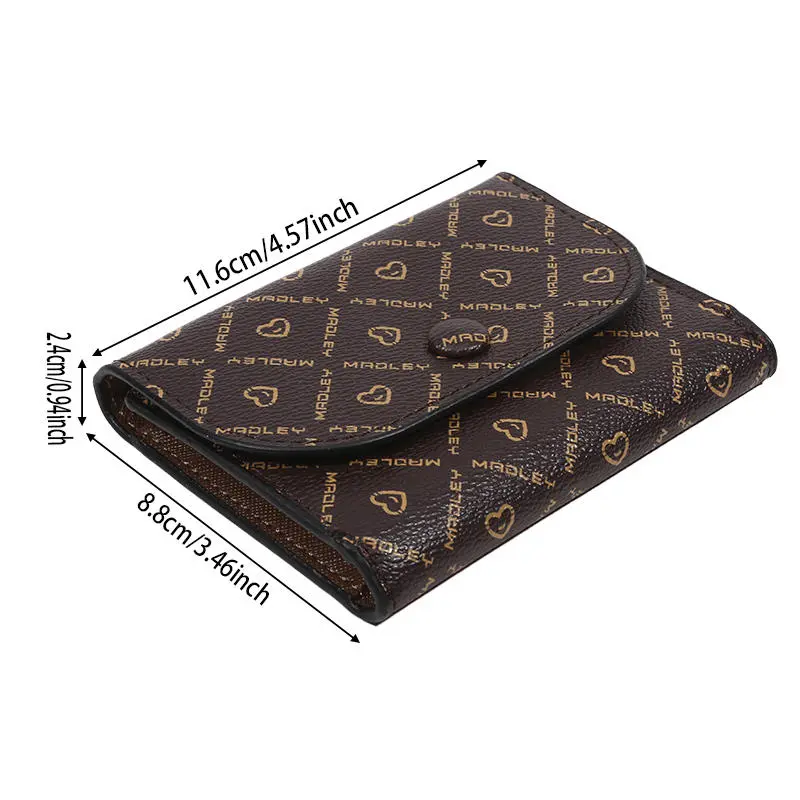 Exquisite Wallet Ultra-thin Card Bag Large Capacity Card Slot Small Vintage Card Bag Multiple Card Slots Women's Portable