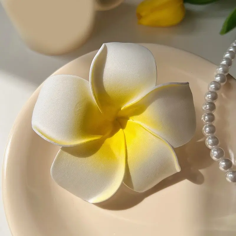 Fashion Summer Gradient Flower Hair Claws Sweet Hair Clips Women Girl Design Headwear Retro Barrette Hairpin Hair Accessories