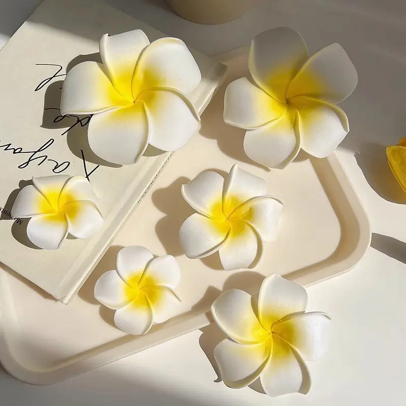 Fashion Summer Gradient Flower Hair Claws Sweet Hair Clips Women Girl Design Headwear Retro Barrette Hairpin Hair Accessories