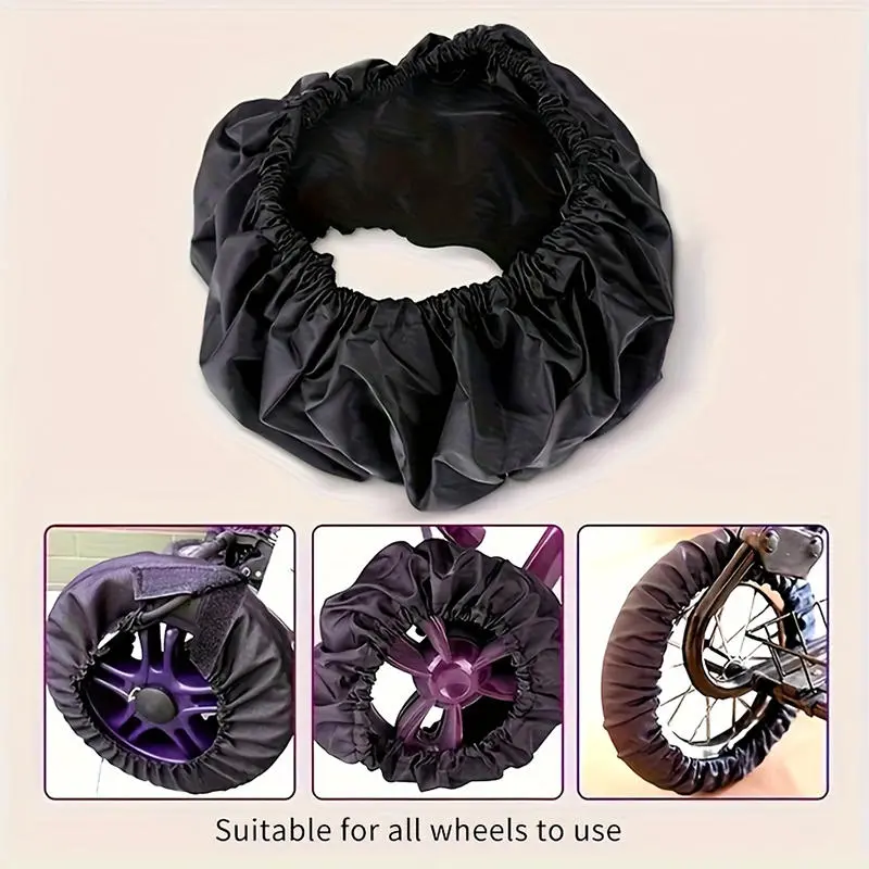 Baby Stroller Wheel Covers Stroller Wheel for Protection Cover Stroller Tire Dustproof Cover Apply to Pushchair  Wheel﻿