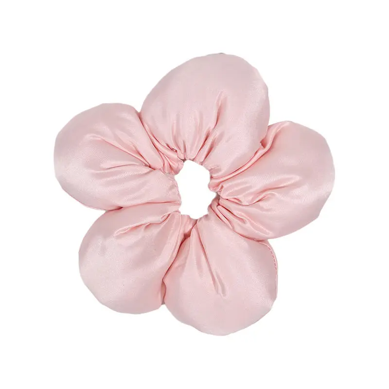 Elegant And Cute Sponge Flower Headband With Oversized  Intestine Loop And High-end Feel  Fashion  for Women Girls