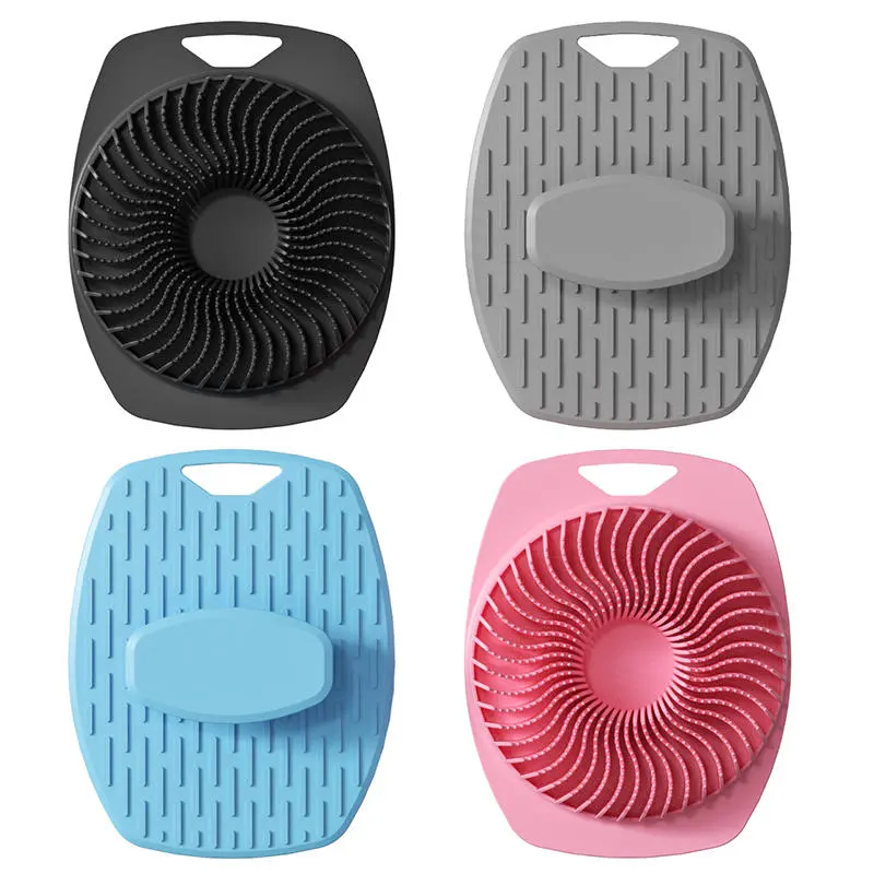 Soft silicone exfoliating brush back brush body cleaning brush shower soft massage bath brush  Body Scrubber Shower Clean