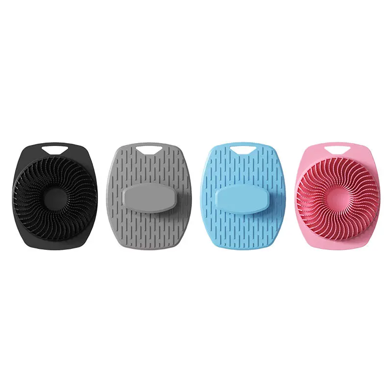 Soft silicone exfoliating brush back brush body cleaning brush shower soft massage bath brush  Body Scrubber Shower Clean
