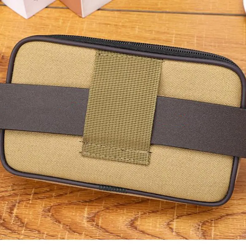 Man Belt Pouch Mobile Phone Bag for Men Phone Holster Bag Molle Waist Bag Pack Small Tactical Duty Belt Backpack Card Holder