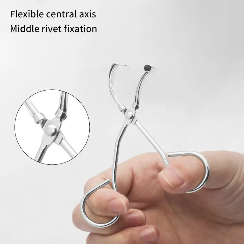 Nice Mini Partial Eyelash Curler Nature Curl Sun Flower Eyelash Extension Volume Tweezers Beauty Makeup Tool Carbon Steel
