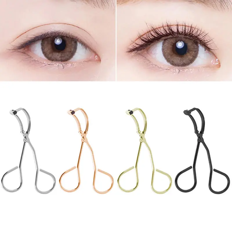 Nice Mini Partial Eyelash Curler Nature Curl Sun Flower Eyelash Extension Volume Tweezers Beauty Makeup Tool Carbon Steel