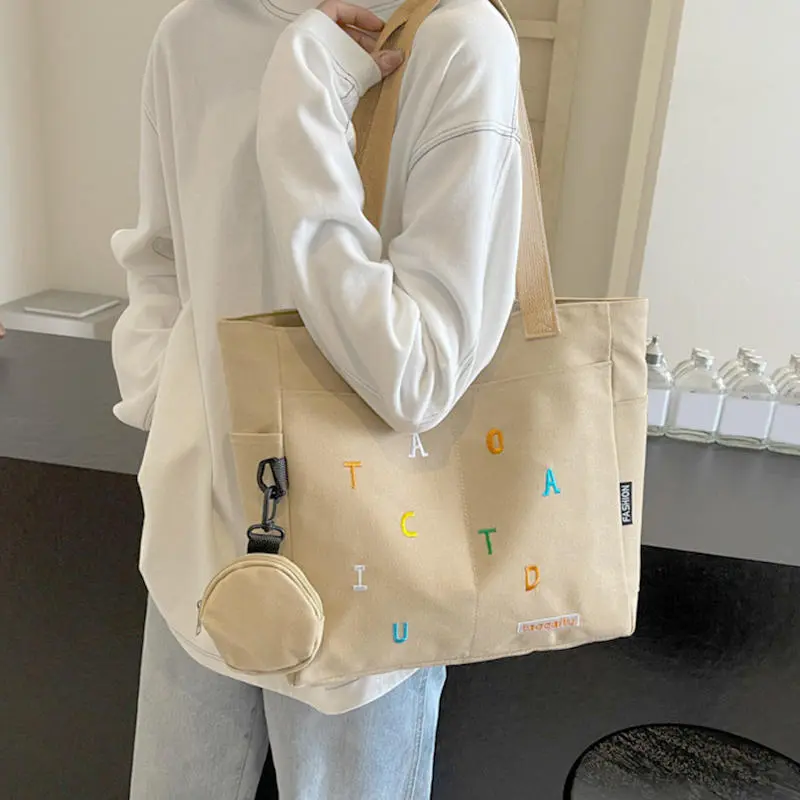 Crossbody Bag Retro Simple Fashionable Portable Tote Bag Commuting leisure, Simple Multifunctional Tote Bag Large Capacity