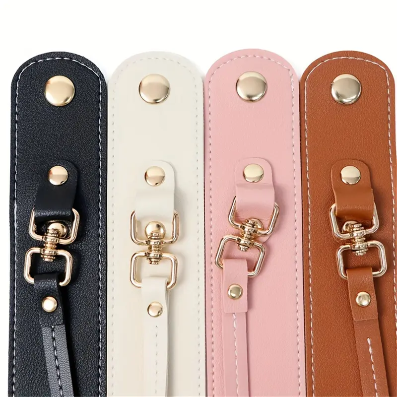 Portable Waist Hanging Glove Storage Cover Woman Bag Accessory Scarf Holder Outdoor Wiping Towel Buckle Leather Clip