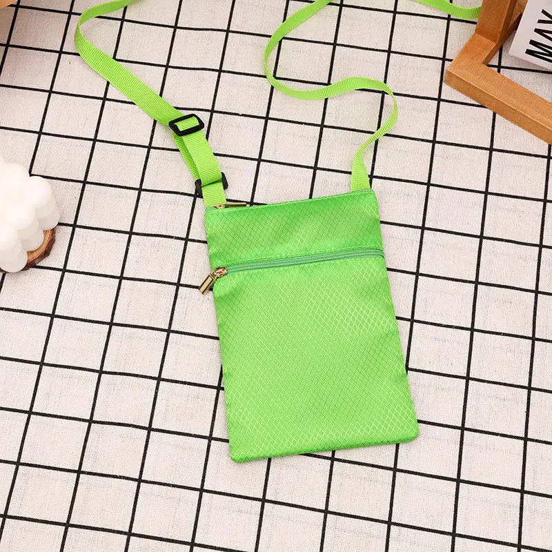 Soft Oxford Women's Crossbody Bags Small Shoulder Handbags For Men Solid Color Students Phone Bags Mini Messenger Bags