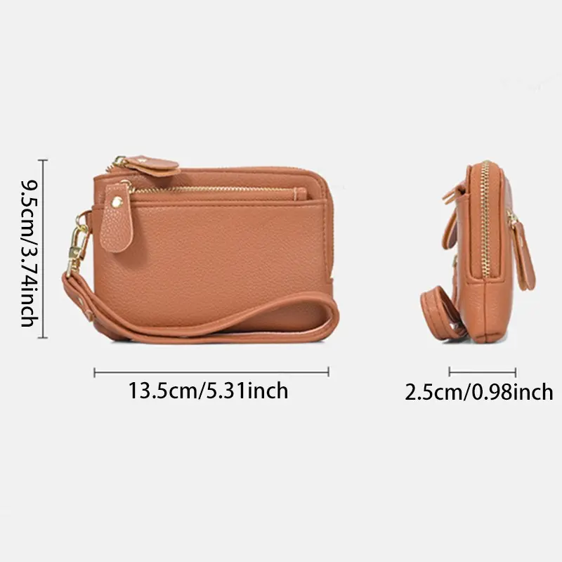 New Mini Wallet Luxury Brand Designer Women Coin Purse Red Black Female PU Leather Small Hand Bag Cash Pouch Card Holder