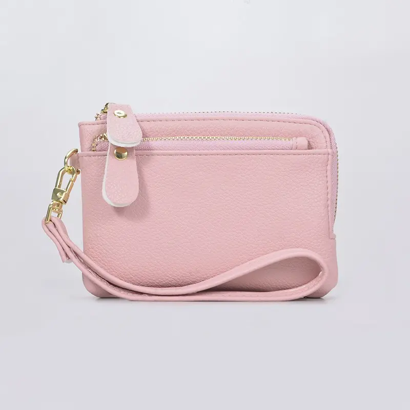 New Mini Wallet Luxury Brand Designer Women Coin Purse Red Black Female PU Leather Small Hand Bag Cash Pouch Card Holder
