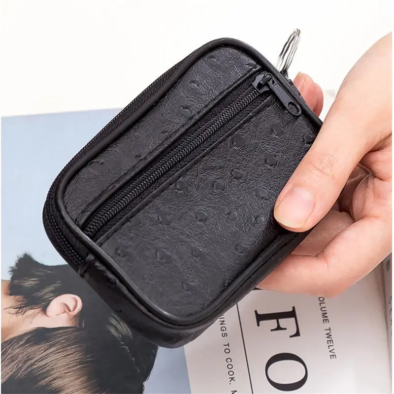 Small Coin Bag Casual Style Zipper Change Purse Pouch Wallet Pouch Bag Purse Mini Soft Men Women Card Coin Key Holder