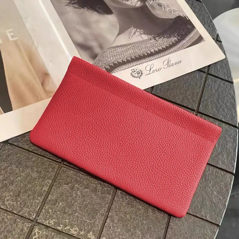 Hand-held Bag Cosmetic Bag Mobile Phone Bag Self-closing Large Capacity Simple Long Wallet Woman wallet