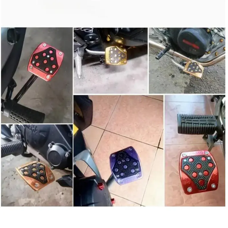 Motorcycle Rear Foot Brake Lever Pedal Enlarge Extension Peg Pad Extender For Motorcycle Aluminum Alloy Foot Pedal Accessories