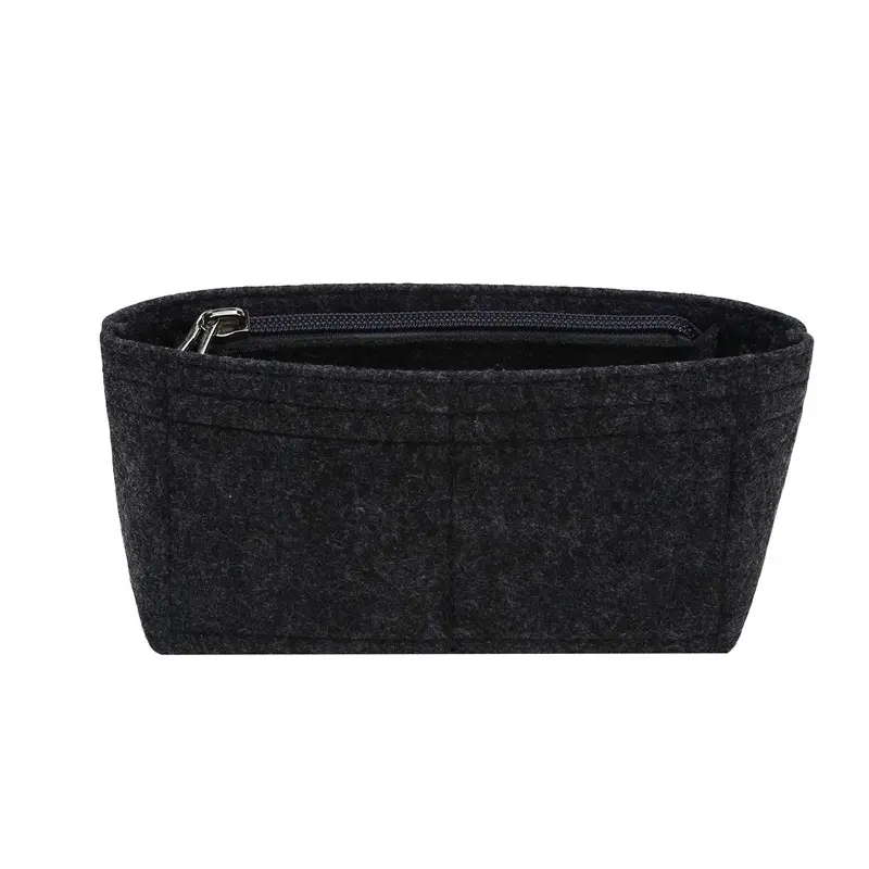 1PC Felt Insert Bag Organizer Makeup Organizers Liner Perfect For Brand Women's Handbags For And Cosmetic Bags