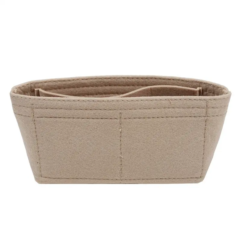 1PC Felt Insert Bag Organizer Makeup Organizers Liner Perfect For Brand Women's Handbags For And Cosmetic Bags
