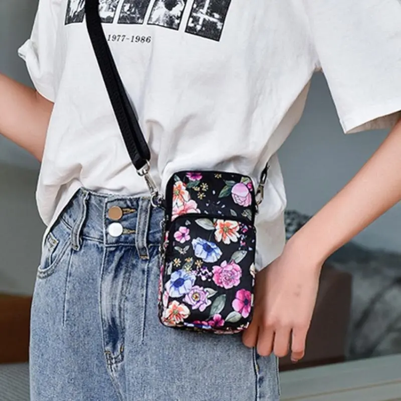 New Mobile Phone Bag Women's Messenger Bag Hanging Neck Coin Purse Vertical Handbag All-match Mini Small Crossbody Bag