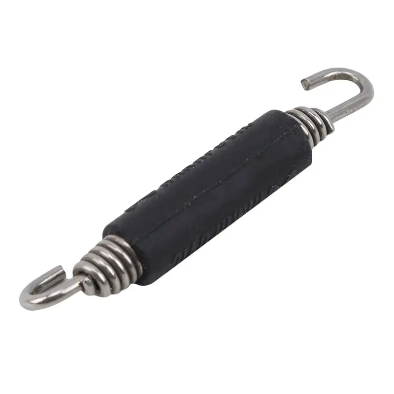2PCS Motorcycle Muffler Exhaust Springs Hooks Stainless Steel Universal Front Middle Link Pipe Exhaust Connect Spring