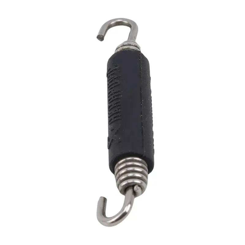 2PCS Motorcycle Muffler Exhaust Springs Hooks Stainless Steel Universal Front Middle Link Pipe Exhaust Connect Spring