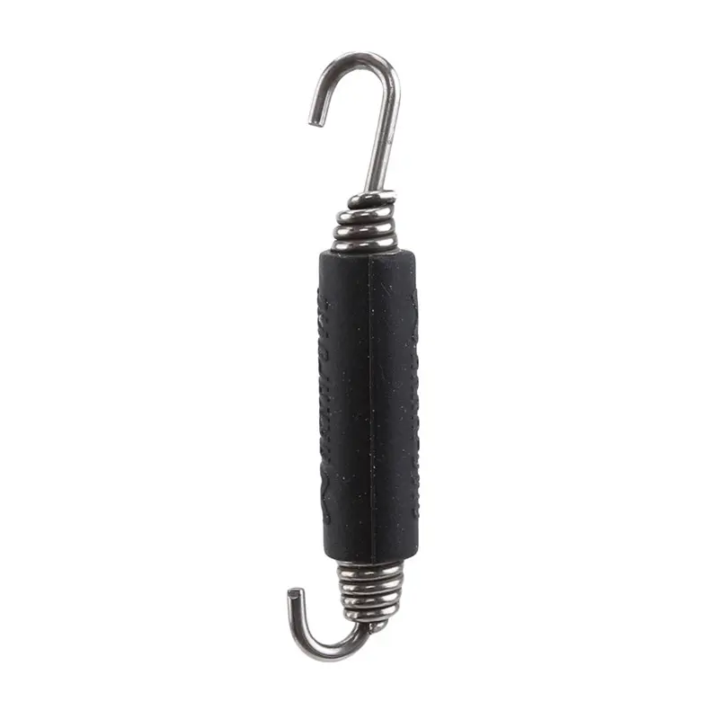 2PCS Motorcycle Muffler Exhaust Springs Hooks Stainless Steel Universal Front Middle Link Pipe Exhaust Connect Spring