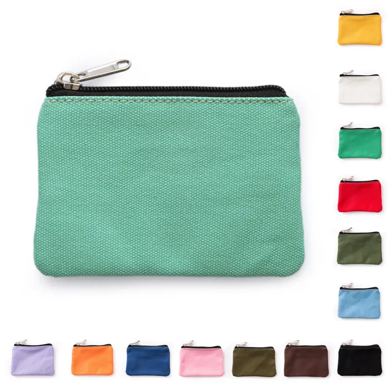 Women's Change Card Bags Coins Canvas High-capacity Modern Minimalist Versatility Male's Female's Small Storage Bags 2024