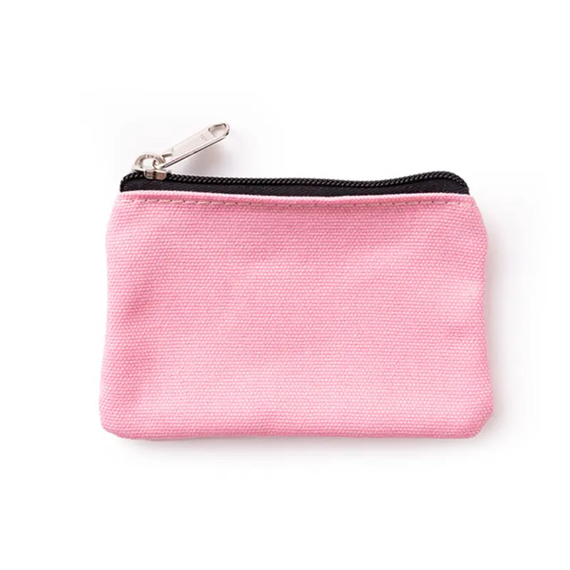 Women's Change Card Bags Coins Canvas High-capacity Modern Minimalist Versatility Male's Female's Small Storage Bags 2024