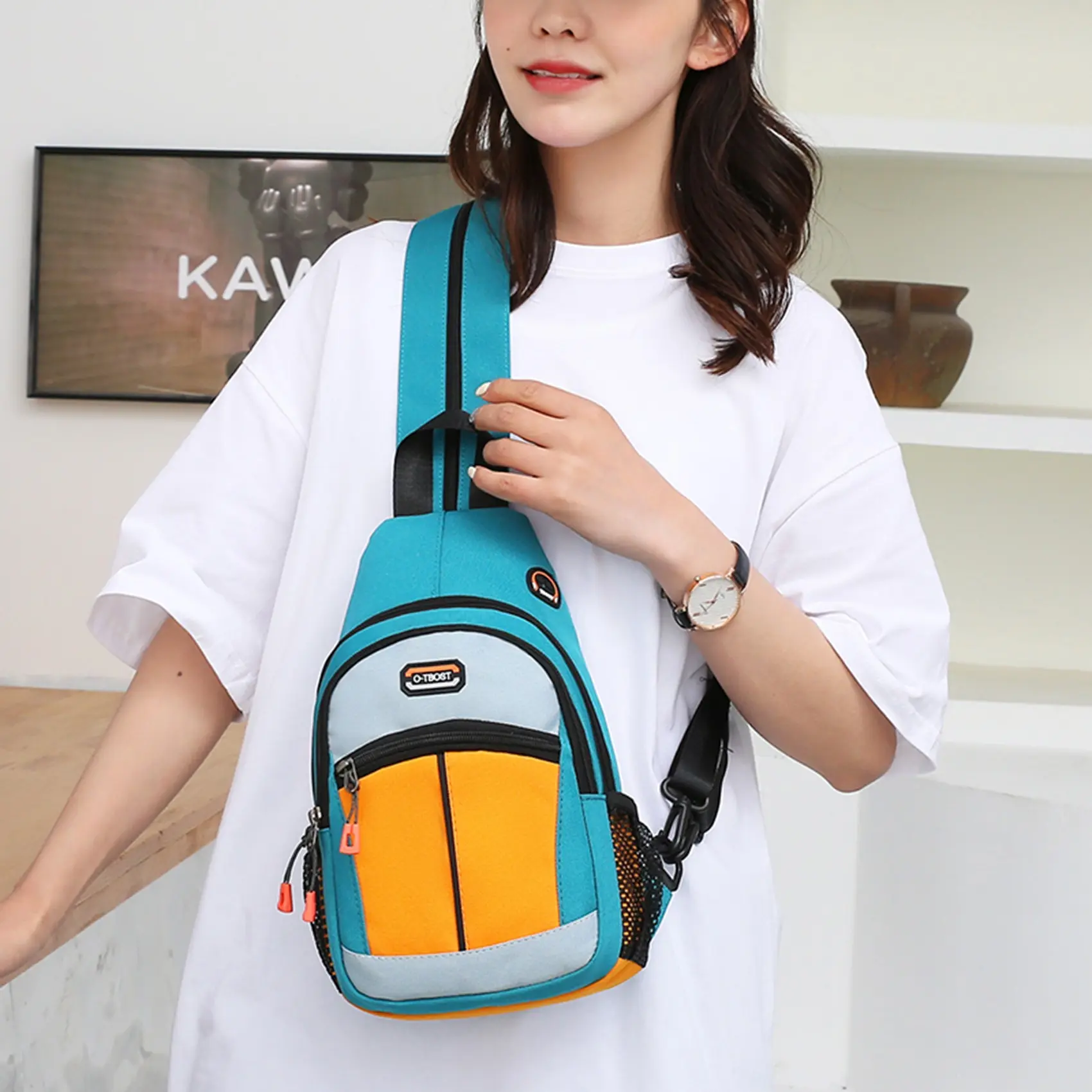 New Women Mini Backpack Small Chest Bag Fashion Messenger Bag Female Sports Bag Travel Bagpack Crossbody Bag Girl BackPack