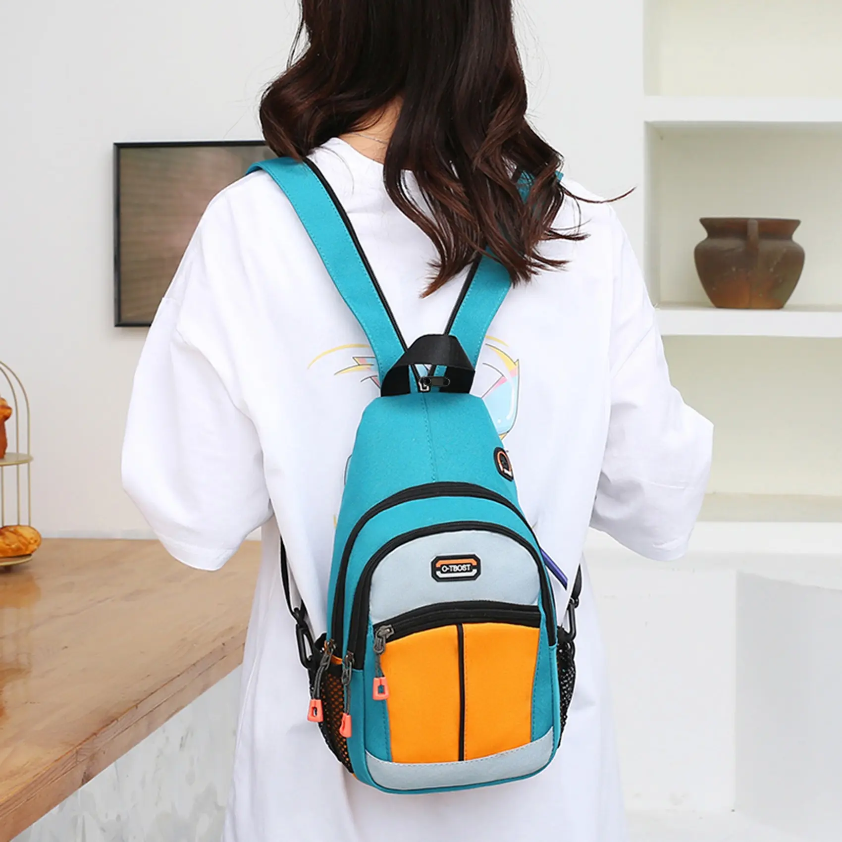 New Women Mini Backpack Small Chest Bag Fashion Messenger Bag Female Sports Bag Travel Bagpack Crossbody Bag Girl BackPack