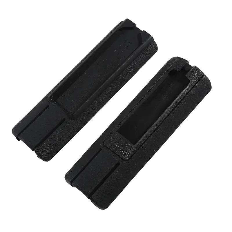 (2-pack) Black Flashlight Mouse Tail Switch Card Slot Guide Rail Portale Switch Card Slot Guide Rail
