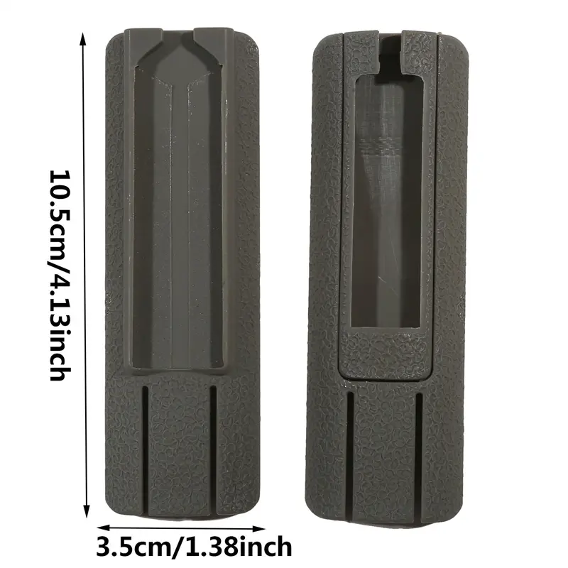 (2-pack) Black Flashlight Mouse Tail Switch Card Slot Guide Rail Portale Switch Card Slot Guide Rail