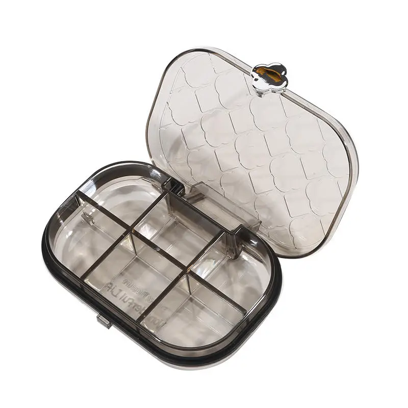 New Multifunctional Jewelry Storage Box Portable Moisture-proof Medicine Box Travel Sealed Travel Pill Box Sundries Organizer
