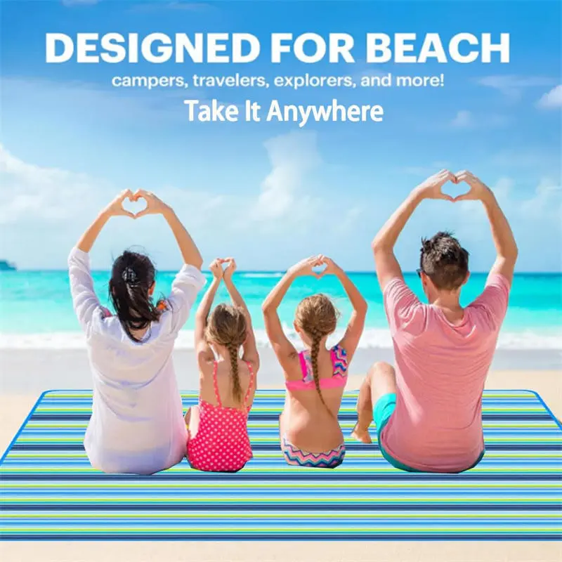 Oxford Cloth Outdoor Picnic Mat Foldable Backpack Design Moisture-proof Garden Lawn Mat Beach Mat Tent Mat Camping Supplies