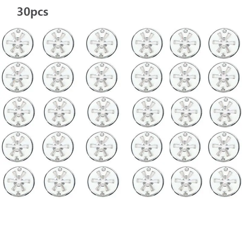 30pcs Metal Hood Bonnet Under Engine Insulation Cover Clips For Car Audi Ford Auto Fasteners