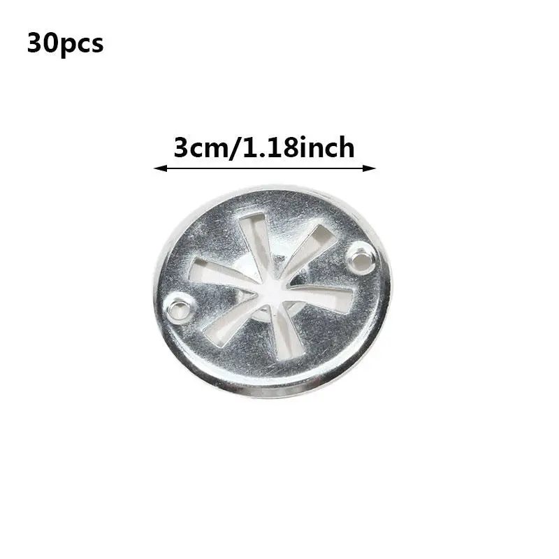 30pcs Metal Hood Bonnet Under Engine Insulation Cover Clips For Car Audi Ford Auto Fasteners