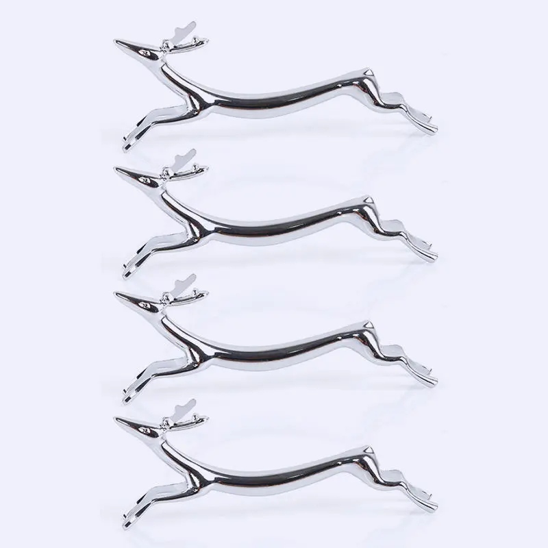 Dinner Table Supplies Zinc Alloy Cutlery Bracket Holder Cute Silver Cutlery Storage Fawn /Little Dog Shape Chopsticks Holder﻿