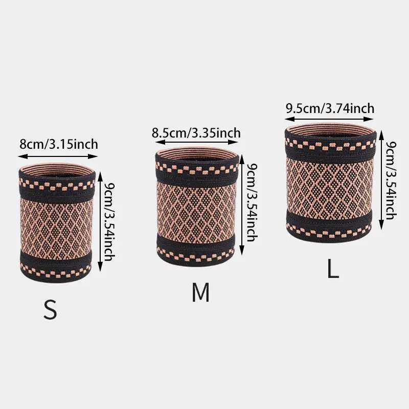 2Pcs Wrist Compression Brace Wrist Support Sleeve Wrist Brace for Arthritis Carpal Tunnel Pain Relief Wristband for Sports﻿